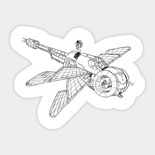 Dragonfly Sticker